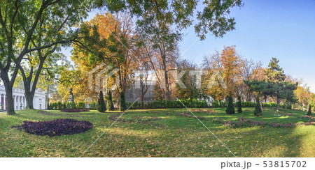 Early autumn at Odessa seaside Boulevard in 53815702