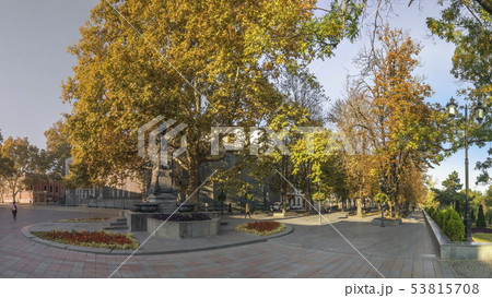 Early autumn at Odessa seaside Boulevard in 53815708