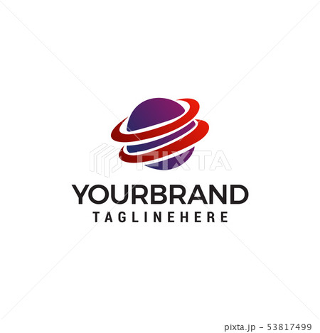 globe fast logo design concept template vector 53817499