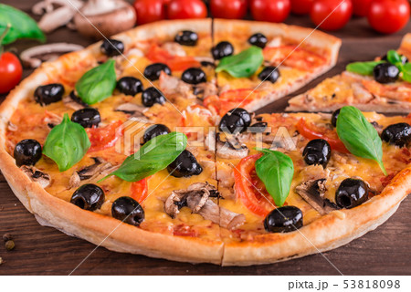 Tasty fresh hot pizza Tasty fresh hot pizza 53818098