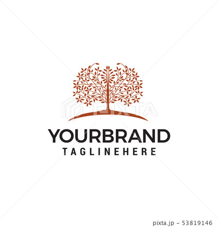 tree logo design concept template vector 53819146