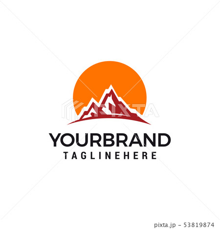 Mountain sun Logo Template vector illustration Mountain sun Logo Template vector illustration 53819874