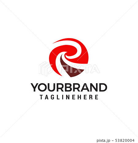 Letter R Rotation Logo designs template 53820004