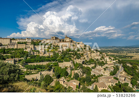 Provencal village of Gordes, France 53820266