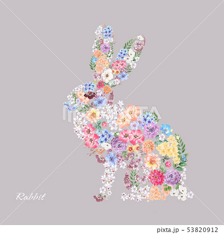 透明水彩 水彩画 花 53820912