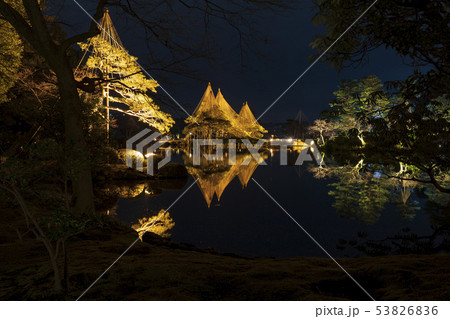 冬の金沢旅行　兼六園ライトアップ 53826836