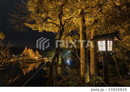 冬の金沢旅行　兼六園ライトアップ 53826839