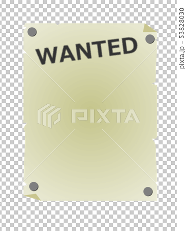 poster, WANTED, illustration 53828030