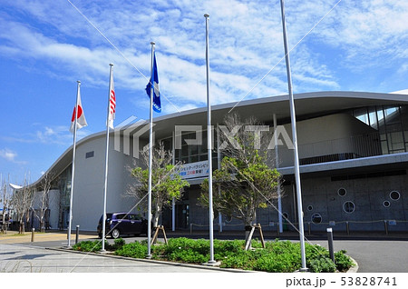 江の島 湘南なぎさパークのヨットハウス 江の島 湘南なぎさパークのヨットハウス 53828741
