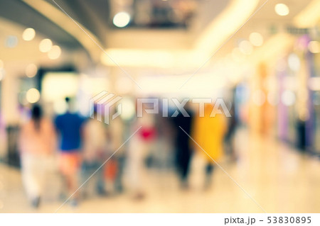 Abstract blur image of Department store. 53830895