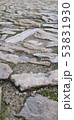 Street of Barcelona low view on old pavement  53831930