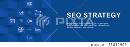 SEO Strategy - Search engine optimization concept 53832995