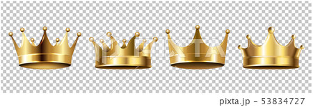 Crown Set Isolated Transparent Background Crown Set Isolated Transparent Background 53834727