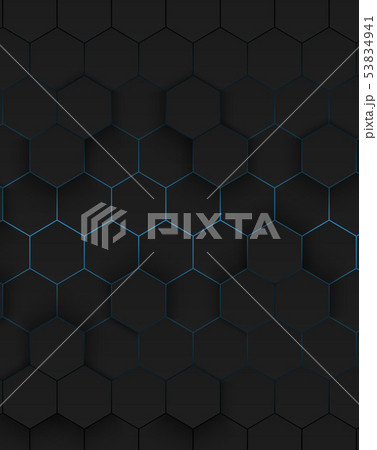 Abstract hexagonal background. 53834941