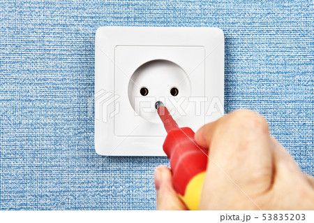 Installation of european electrical outlet type c. Installation of european electrical outlet type c. 53835203
