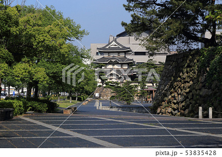 高松城跡（玉藻公園）月見櫓（水城通り沿いの公園から見る） 53835428