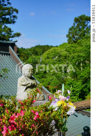 千葉県 お地蔵さん 真野大黒 真野寺の写真素材