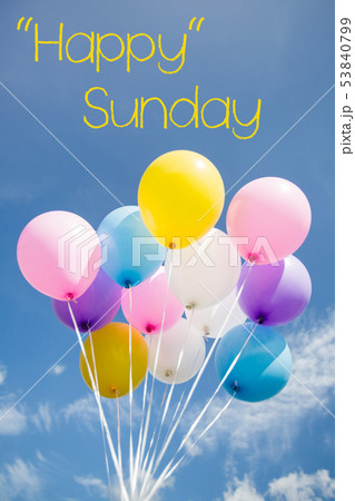 quote with colourful balloons  53840799