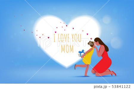Happy family, Happy mother's day. Mom and her 53841122