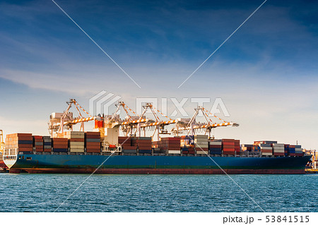 Transportation and Shipping Logistics Loading Dock Transportation and Shipping Logistics Loading Dock 53841515