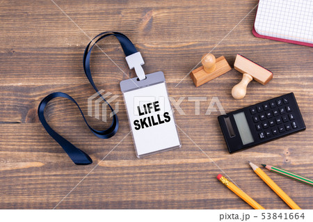 Life Skills, card with text 53841664