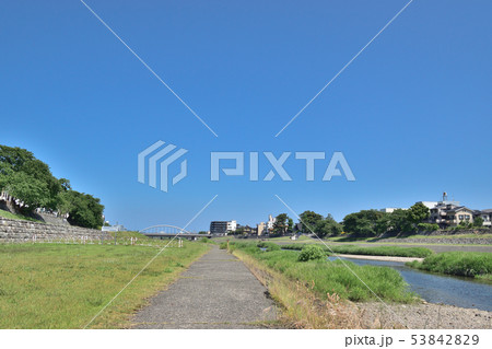 金沢市　犀川　しんばし付近 53842829