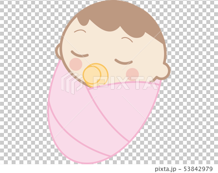 赤ちゃん　寝る 53842979