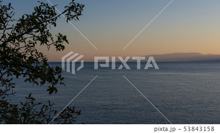 Beautiful sunset on the sea 53843158