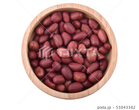 Processed peanuts isolated on white background Top 53843382