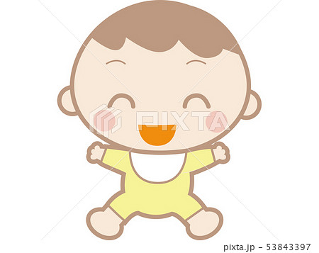 赤ちゃん　笑う 53843397