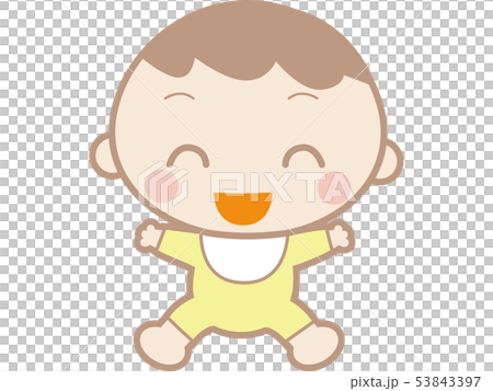 赤ちゃん　笑う 53843397