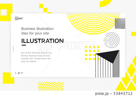 Vector illustration Landing page template 53843712