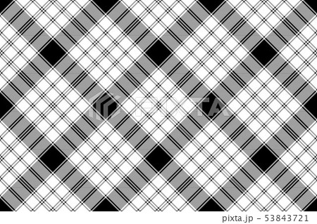Black and white check diagonal texture plaid Black and white check diagonal texture plaid 53843721