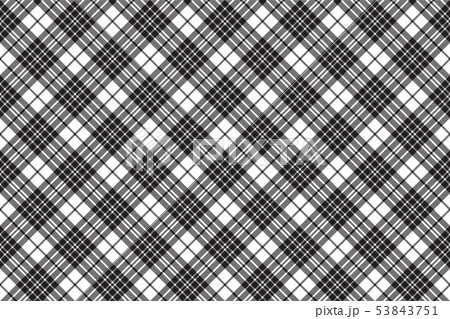 Blackberry clan tartan diagonal black white 53843751