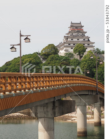 唐津城:城内橋(佐賀県:唐津市) 唐津城:城内橋(佐賀県:唐津市) 53843792