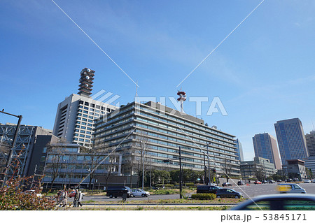 日本の東京都市景観 「国会前」から霞が関の官庁街などを望む 日本の東京都市景観 「国会前」から霞が関の官庁街などを望む 53845171