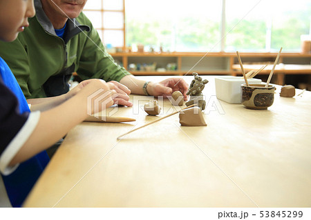 シーサー作り シーサー作り 53845299