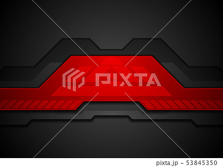Red and black abstract technology background Red and black abstract technology background 53845350