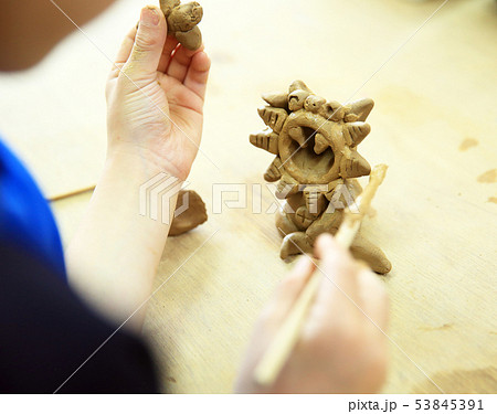 シーサー作り シーサー作り 53845391