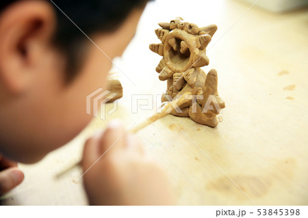 シーサー作り シーサー作り 53845398