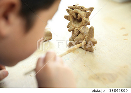 シーサー作り シーサー作り 53845399