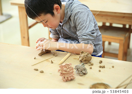シーサー作り 53845403