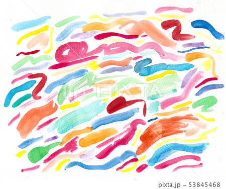 Handmade colorful watercolor background 53845468