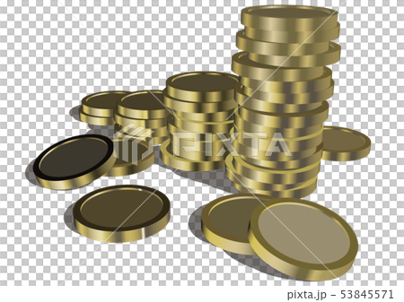 Vector illustration design CG ai symbol coin point pile up right shoulder UP Vector illustration design CG ai symbol coin point pile up right shoulder UP 53845571