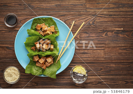 Japanese, vegan, crispy, sweet, sesame, sushi, Japanese, vegan, crispy, sweet, sesame, sushi, 53846179
