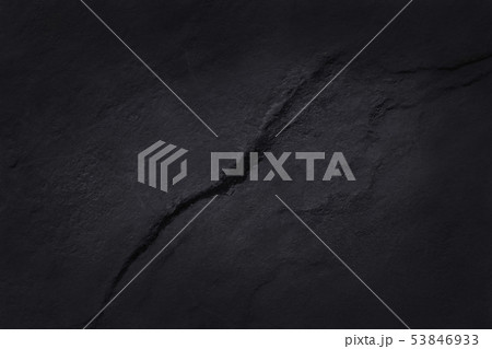 Dark grey black slate texture in natural pattern 53846933