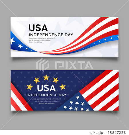 Happy independence day vector, america flag  53847228