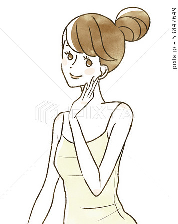 女性-微笑み 53847649