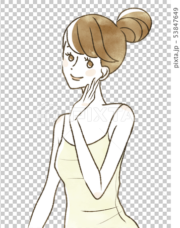 女性-微笑み 53847649