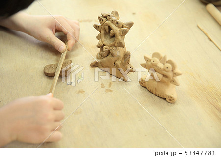シーサー作り 53847781